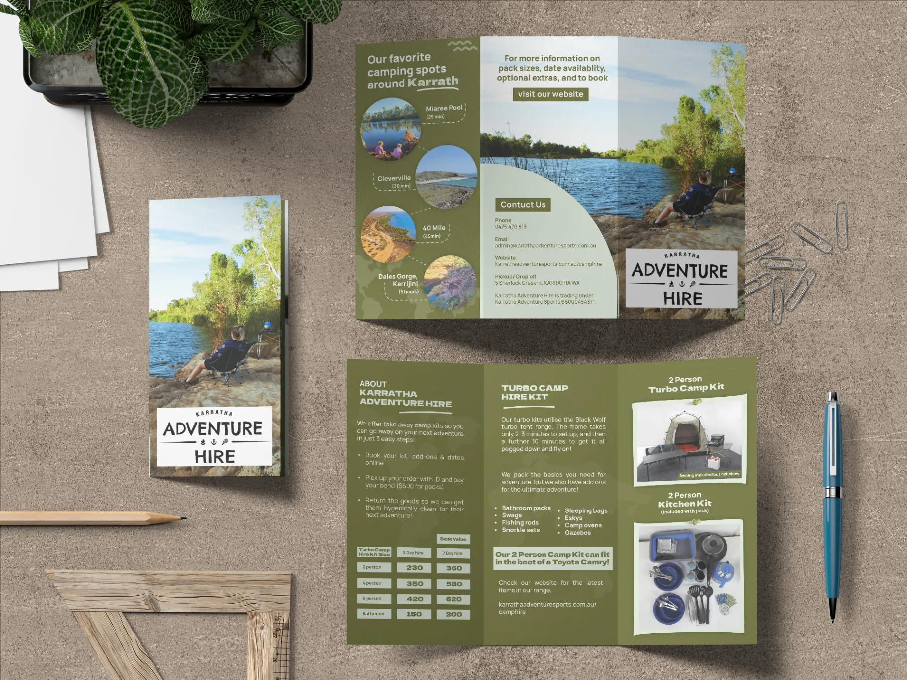Adventure Hire — Camping Brochure — Outdoor & Camping in Karratha, Australia