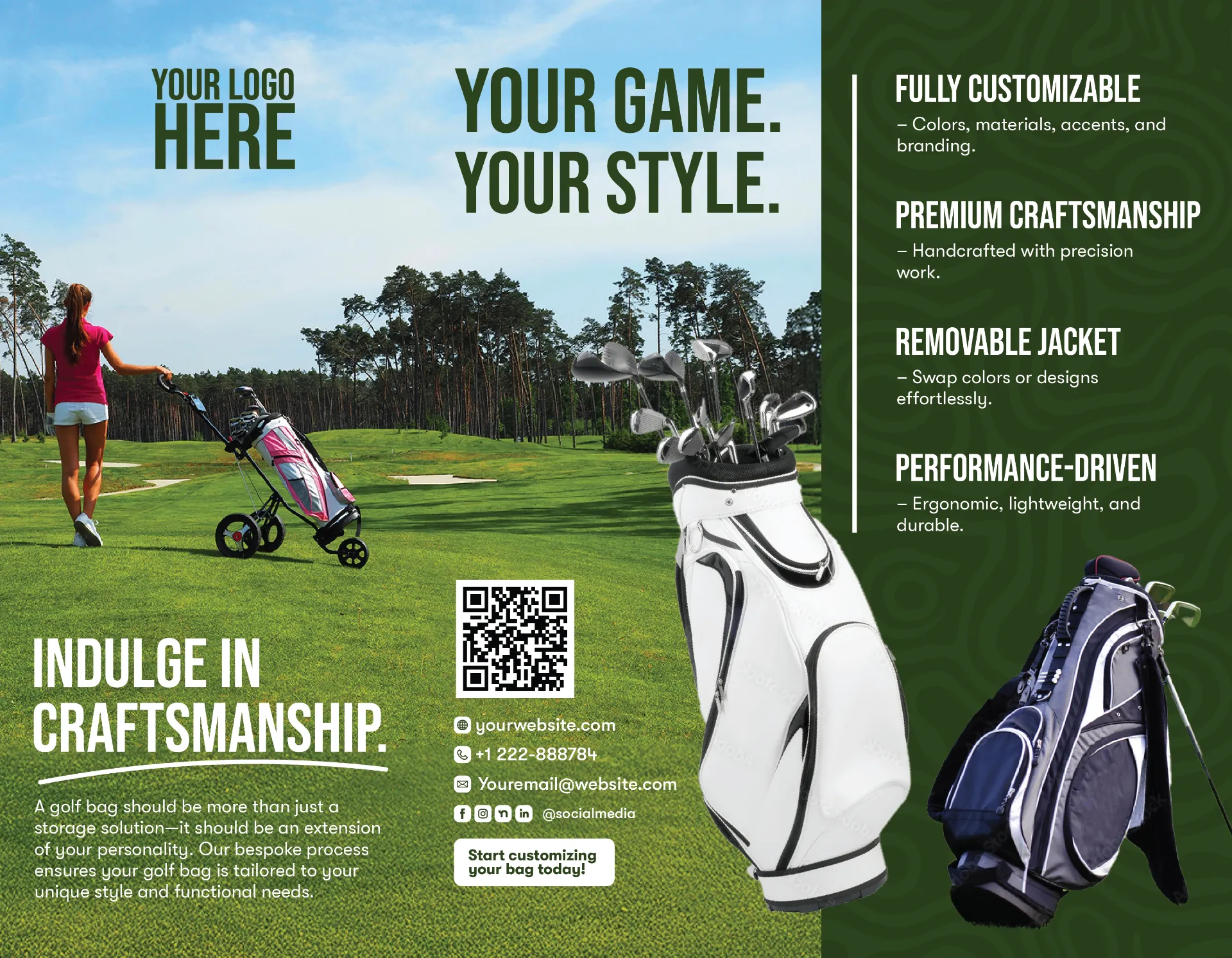 Golf Company — Trifold Brochure — Sports & Recreation in USA